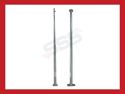 Code 6002006/ELEMKO MAST h=6m WITH FASTNERS St/tZn