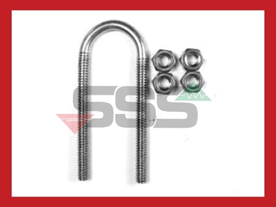 Code 6004033/Elemko U-bolt fastener for lightning's rod mast