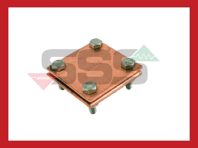 Code 6224040/Elemko copper tape clamp