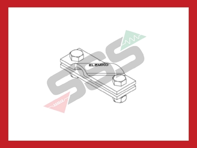 Code 6228040/Elemko copper round connector clamp