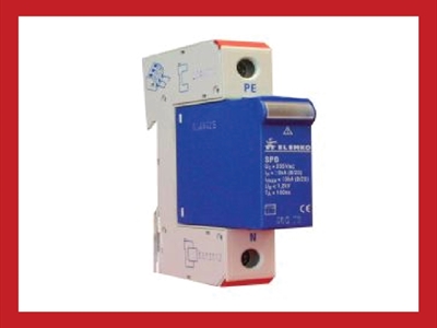 Code 6844176/Elemko SPD for lightning current,N-PE