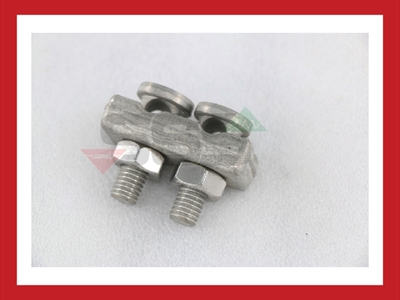 Code 6225201/ELEMKO Cu-A/eSn  DOUBLE BONDING CLAMP "H" TYPE DIAM:8/50mm2