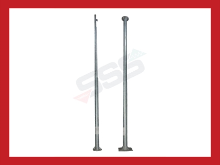 Code 6002006/ELEMKO MAST h=6m WITH FASTNERS St/tZn