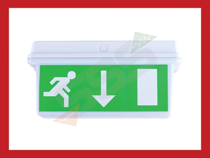 LED MAINTAINED EMERGENCY POLYCARBONATE FOR BASE AND DIFFUSER, EMERGENCY TIME: MORE THAN 3HOURS