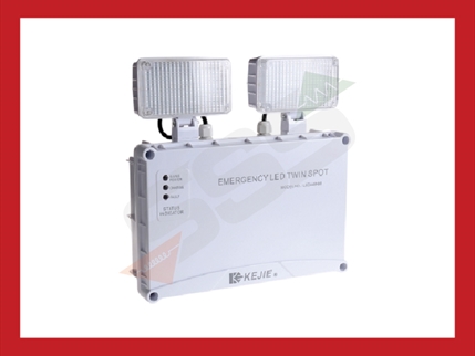 EMERGENCY TWINSPOT FITTING NON MAINTAINED, EMERGENCY TIME: MORE THAN 3HOUR