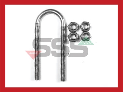 Code 6004033/Elemko U-bolt fastener for lightning's rod mast