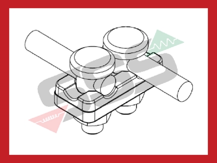 Code 6205202/Elemko Double bonding clamp