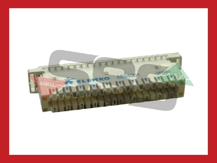 Code 6894001/Elemko ten pair block terminal