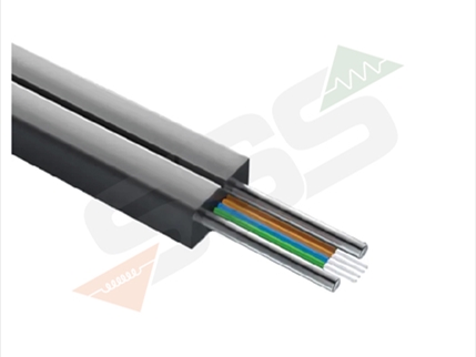 SSS ELEVATOR TRAVELLING CABLE - Four core optical fiber FTTH Cable with FRP Steel Wire